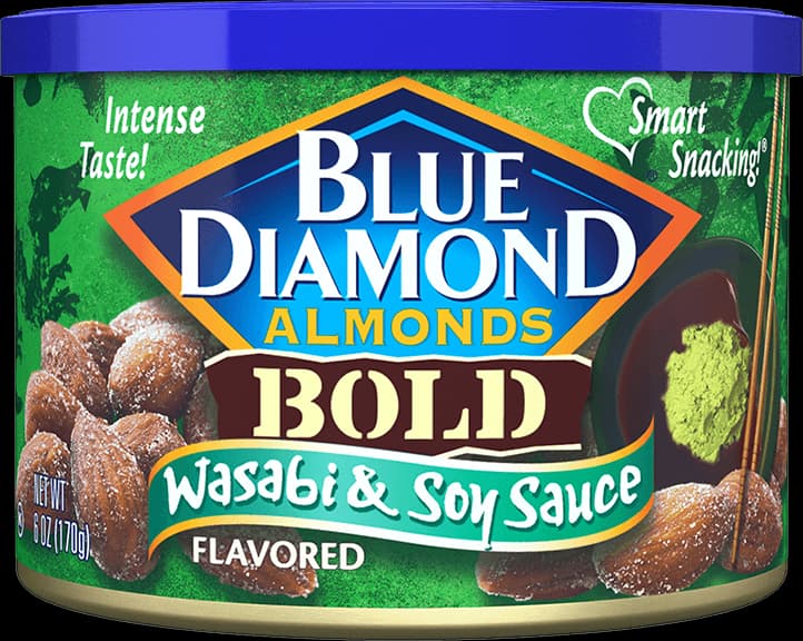 Wasabi & Soy, Bold Flavored Almonds