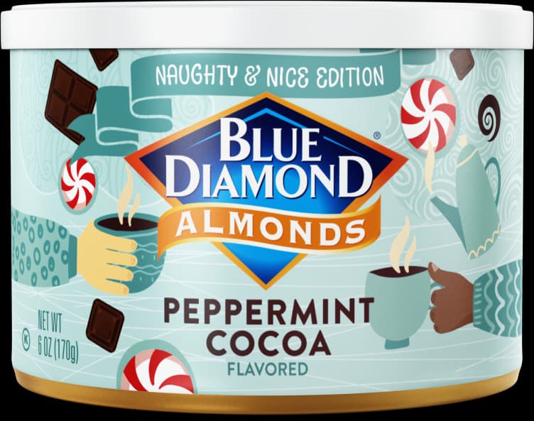 Peppermint Cocoa Flavored Almonds