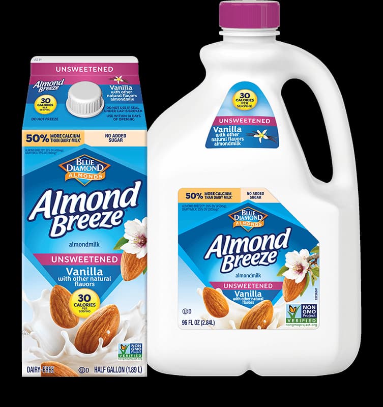 Blue Diamond Almond Breeze Unsweetened Vanilla Almondmilk