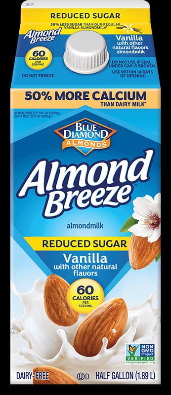 Reduced Sugar Vanilla Almondmilk