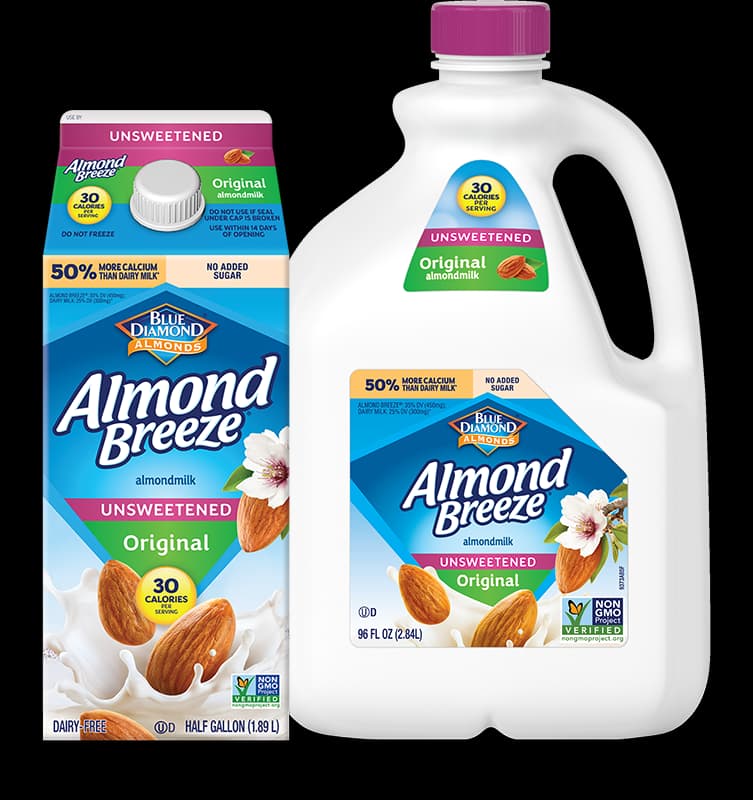 Almond Cow - Glass Bottle Milk Container for Refrigerator, 60 fl