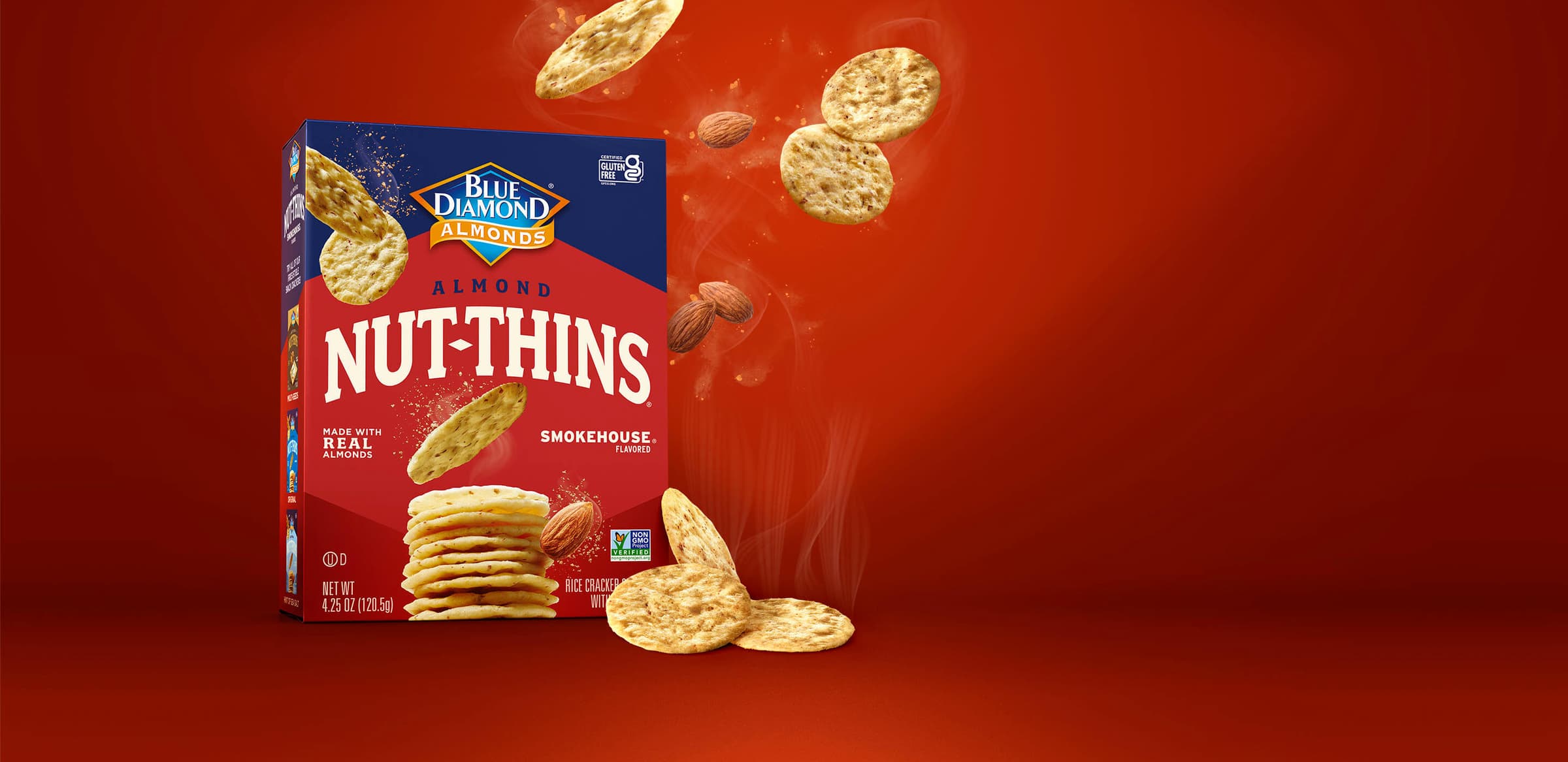 NutThins® Smokehouse® GlutenFree Crackers Blue Diamond