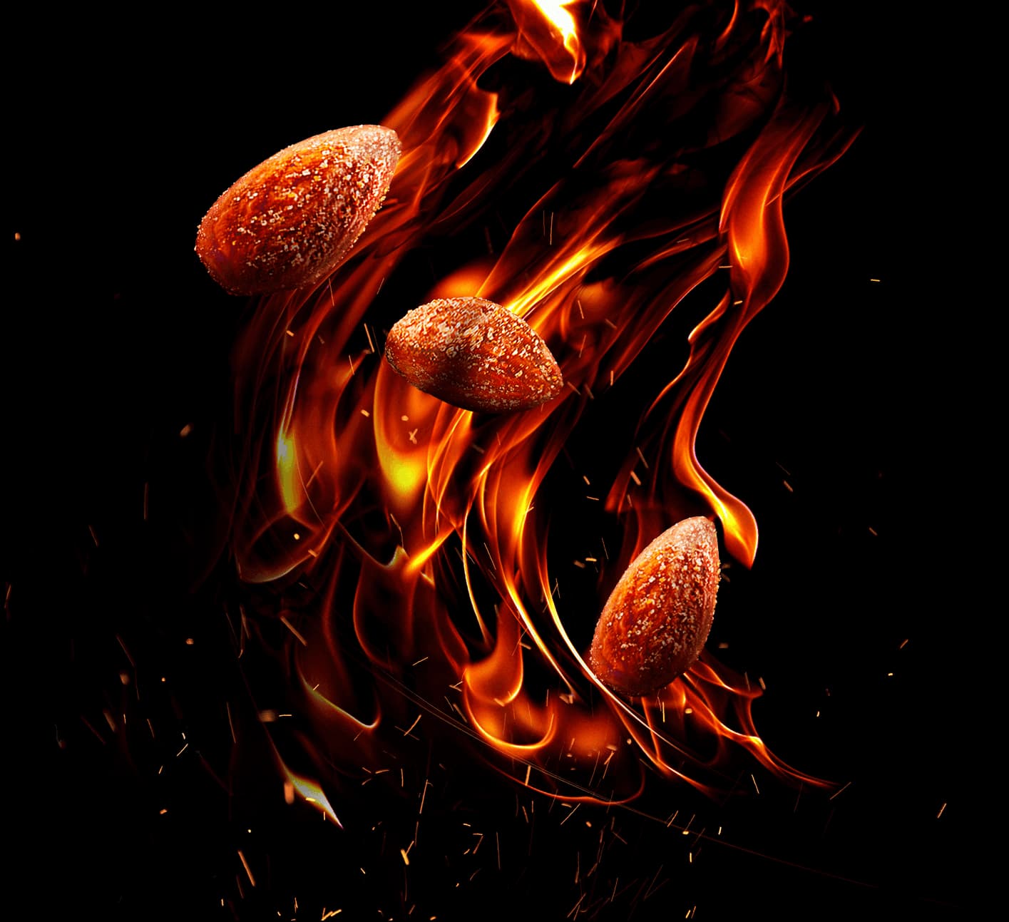 Almonds in Flames