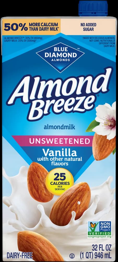 Shelf Stable Unsweetened Vanilla Almondmilk