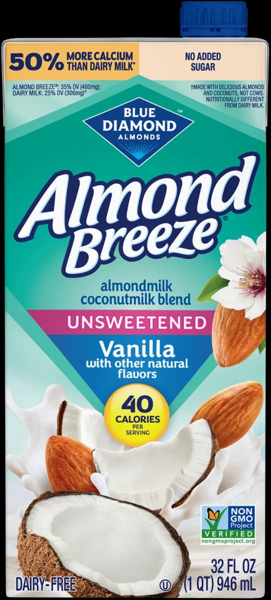Shelf Stable Coconut Vanilla Unsweetened Almondmilk
