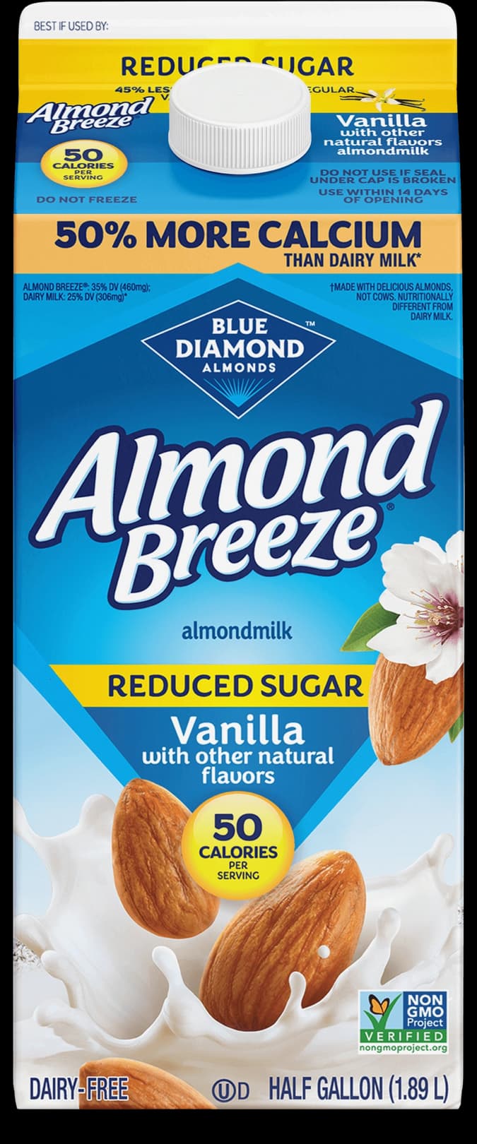 Reduced Sugar Vanilla Almondmilk