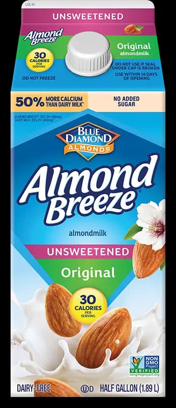 Almond Breeze Unsweetened Vanilla Carton