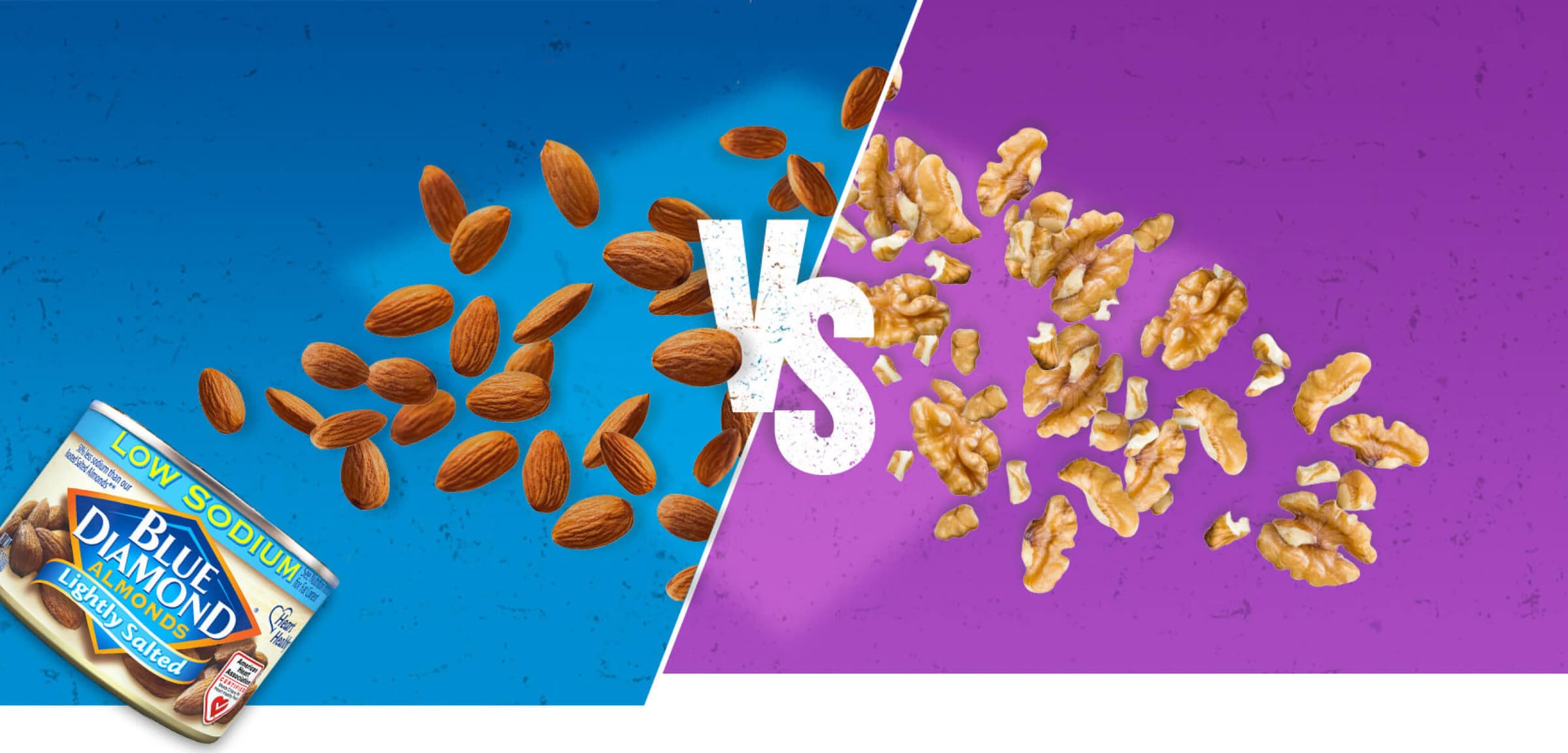 Almonds vs Walnuts Blue Diamond