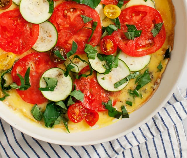 Tomato and Zucchini Frittata