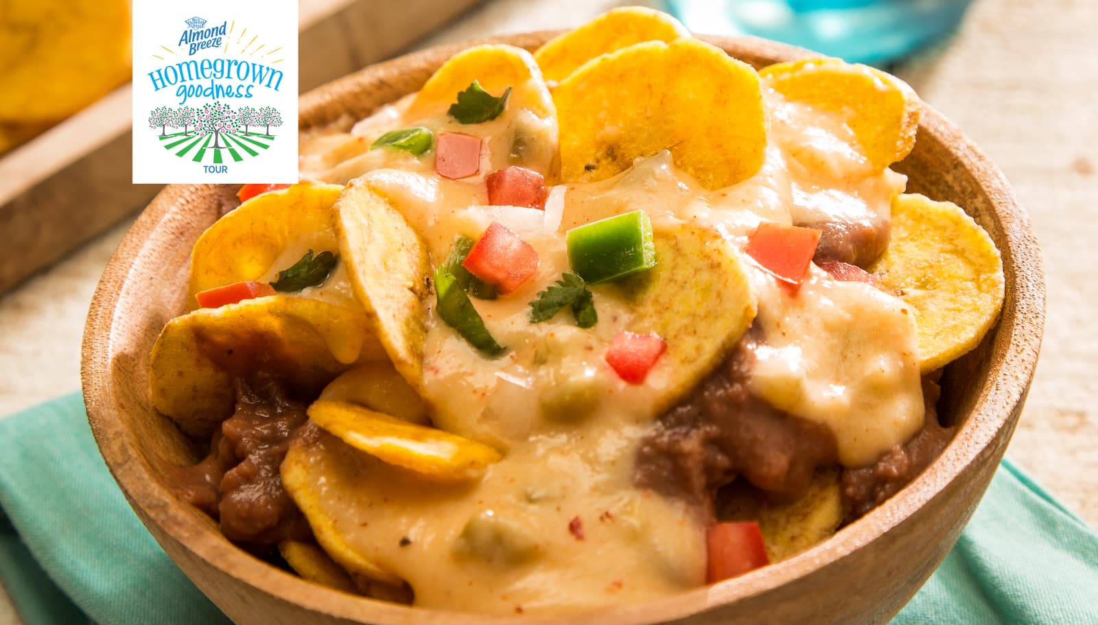 Cuban Plantain Nachos | Blue Diamond