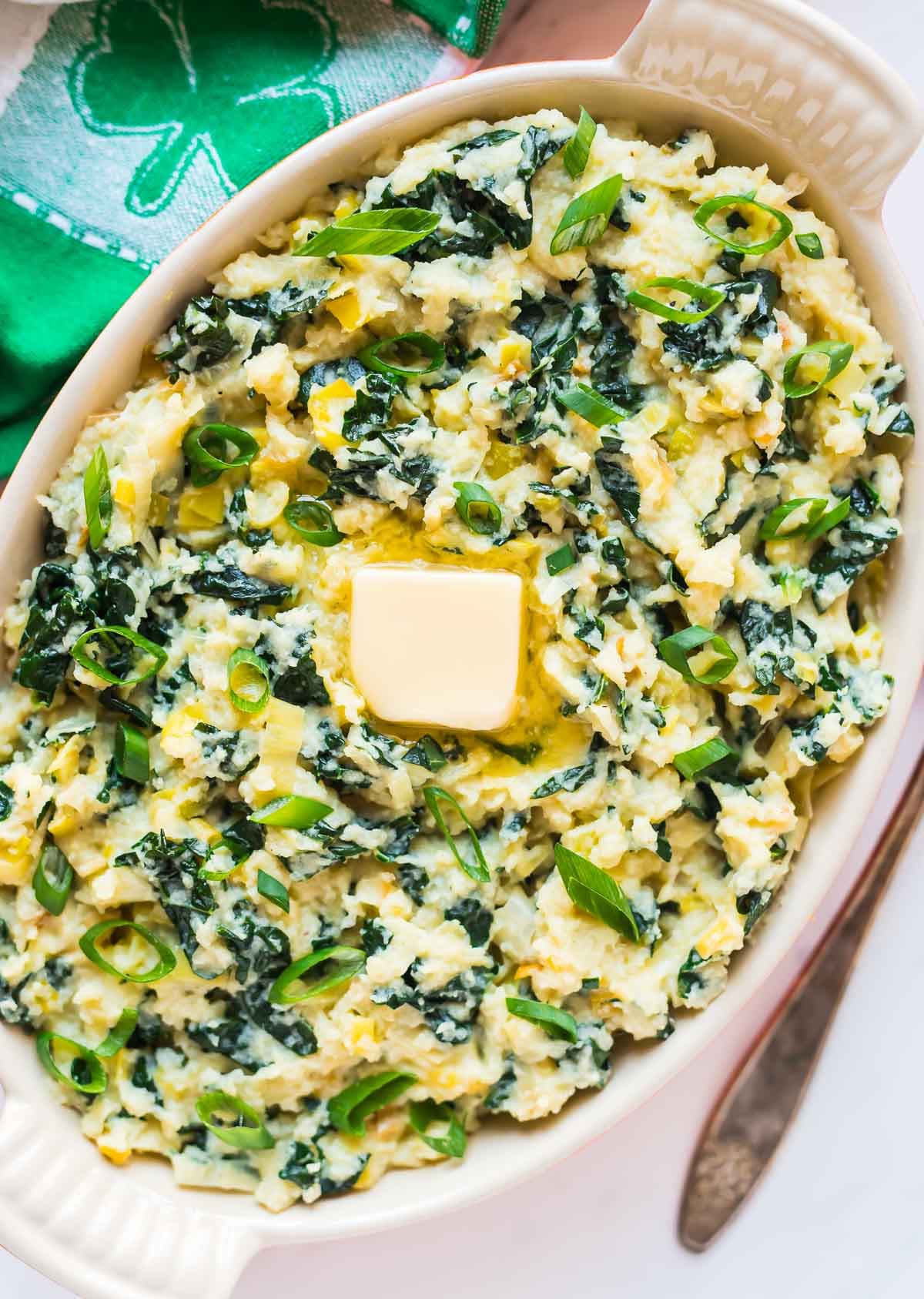 Mashed Cauliflower Colcannon Recipe | Blue Diamond