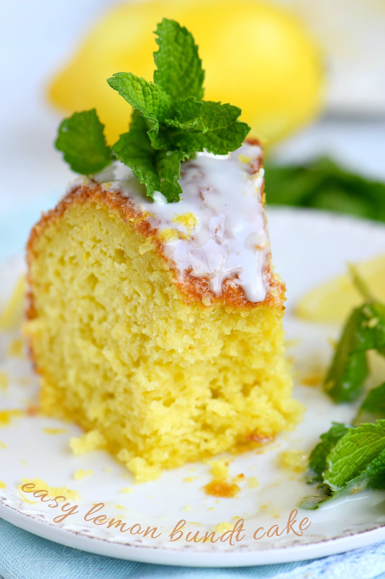 Lemon Bundt Cake Recipe | Blue Diamond