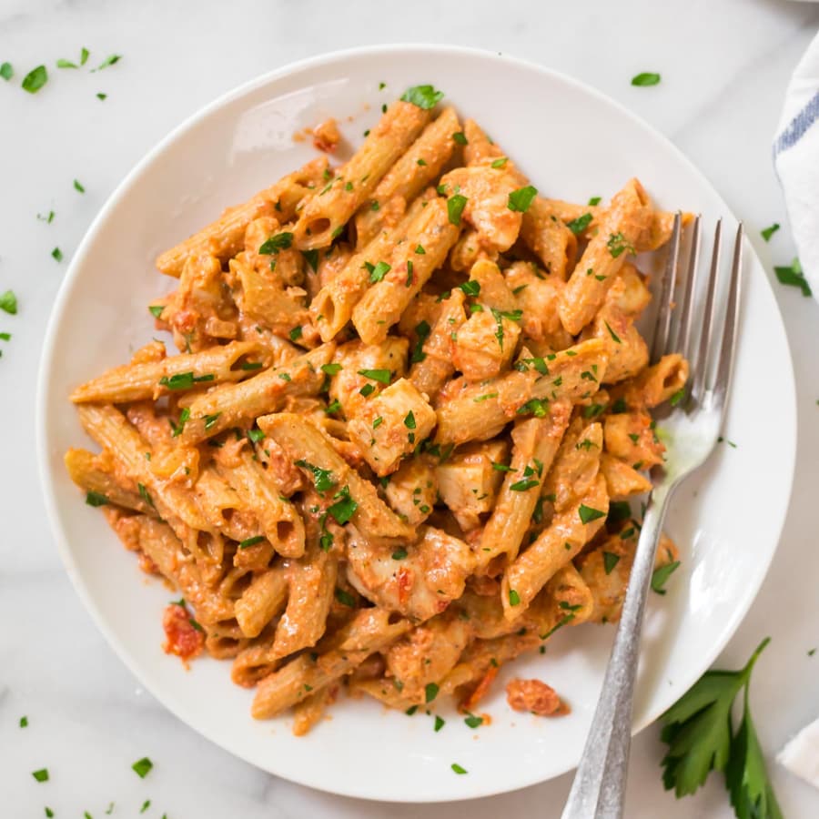 Penne Alla Vodka with Chicken | Blue Diamond