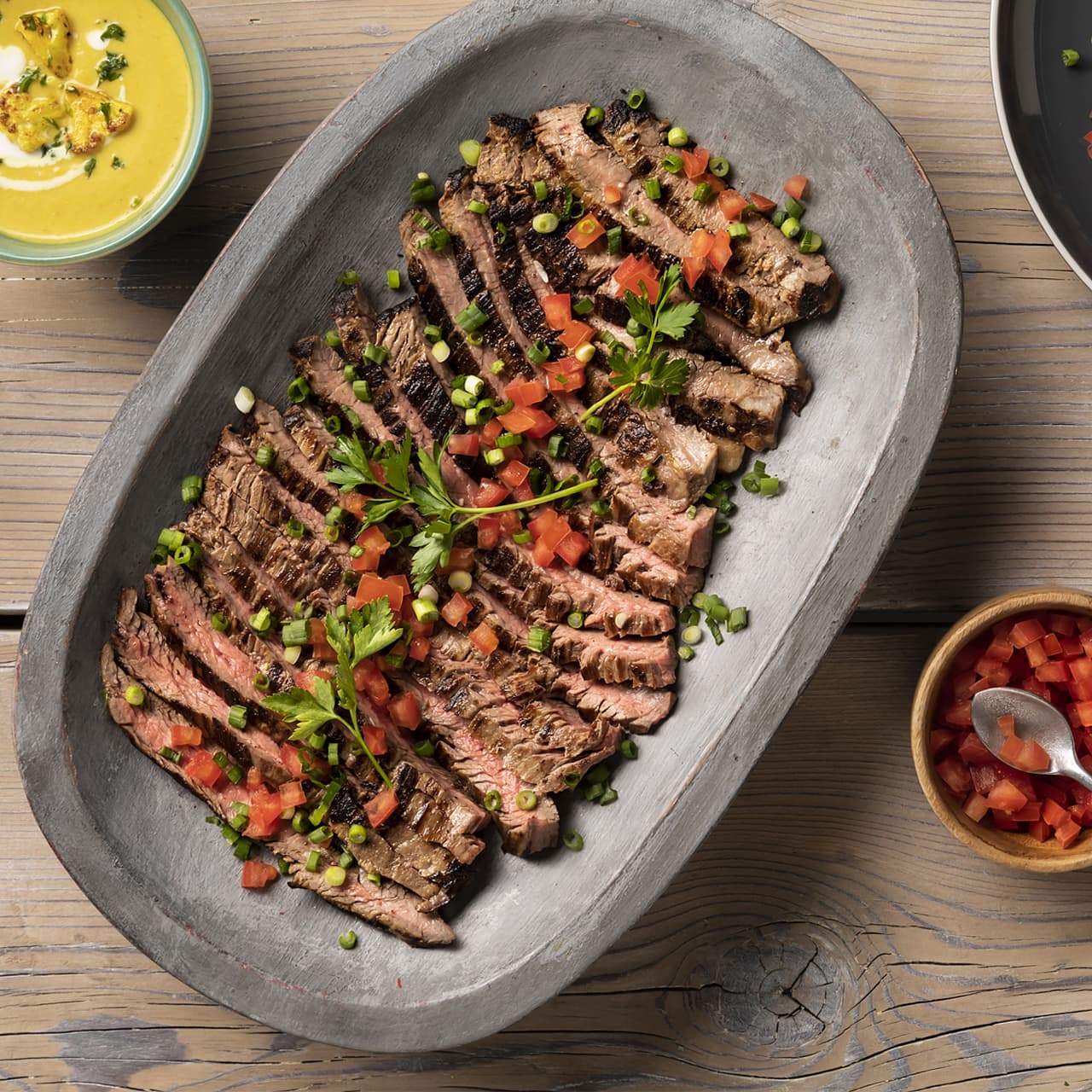 Marinated flank steak