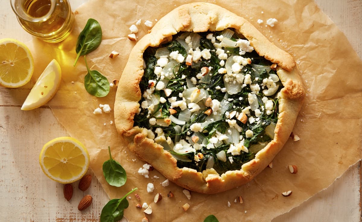 Savory Spinach Galette