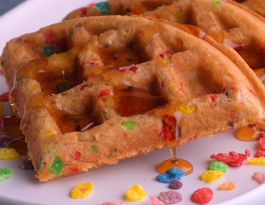 Cereal Milk Waffles Recipe Blue Diamond