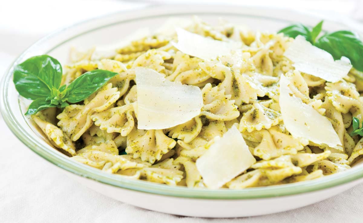 almond-pesto-farfalle