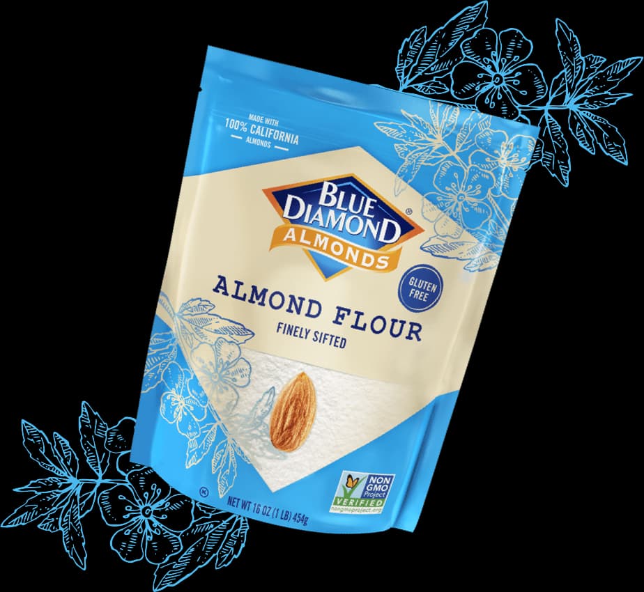 One pound bag of Blue Diamond finely sifted almond flour