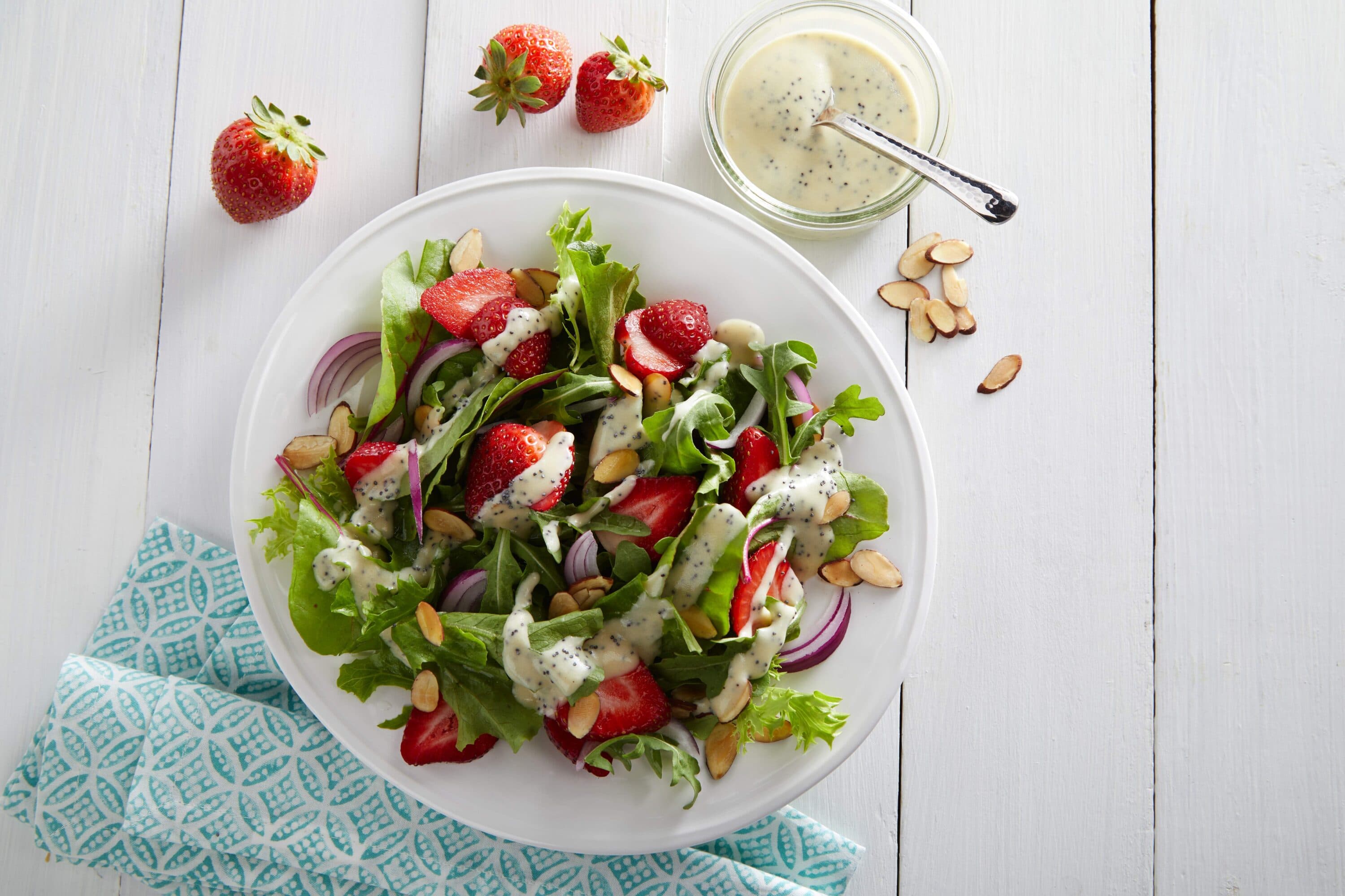 Strawberry Salad with Poppy Seed Dressing