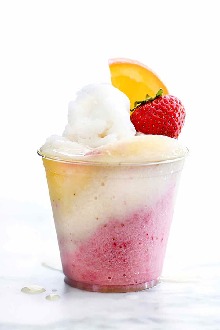 Creamy Tropical Fruit Slushies