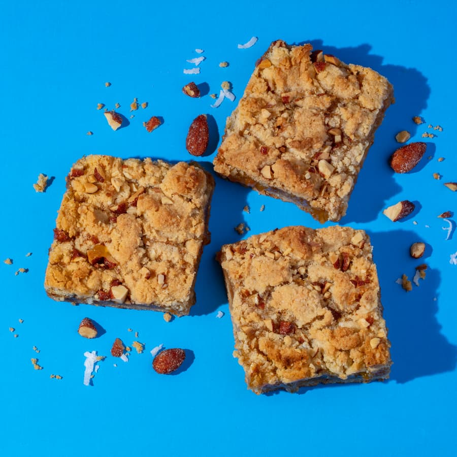 Oat and Almond Tropical Fruit Bars Recipe Blue Diamond