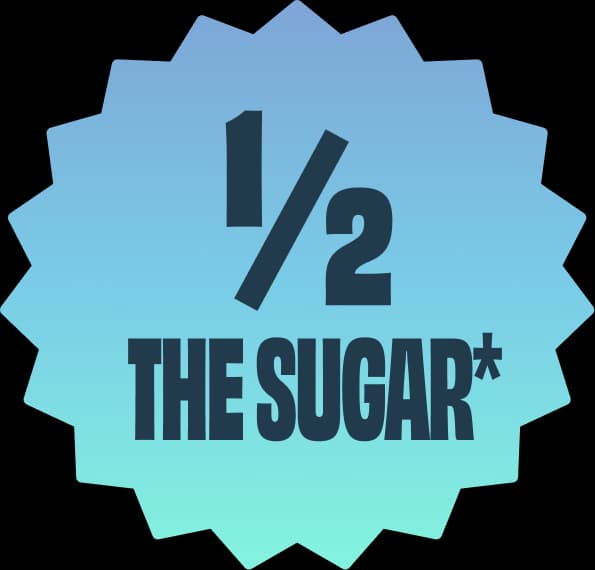 1/2 the Sugar*