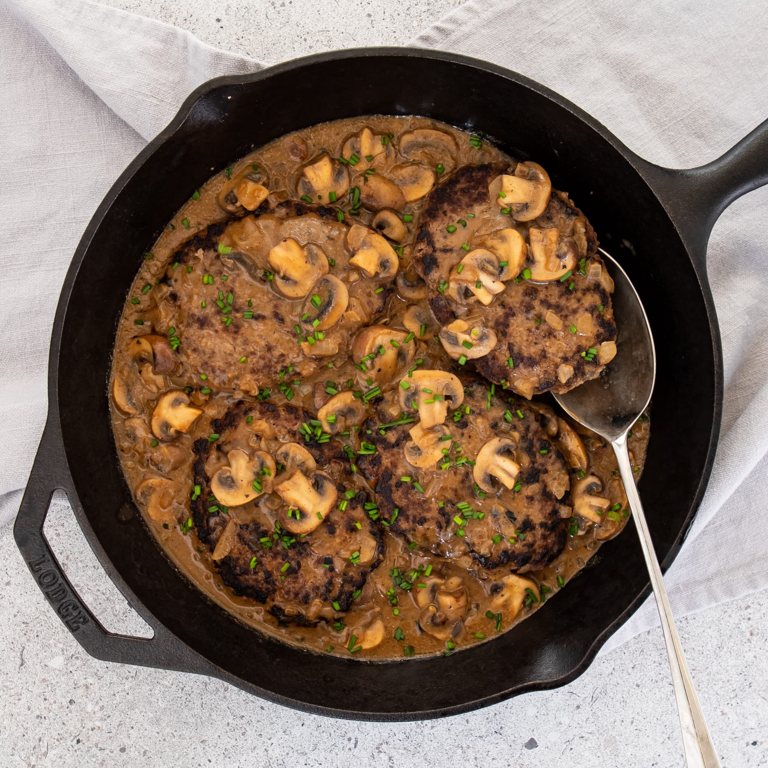 Homemade Onion Gravy Smothered Steaks Recipe | Blue Diamond