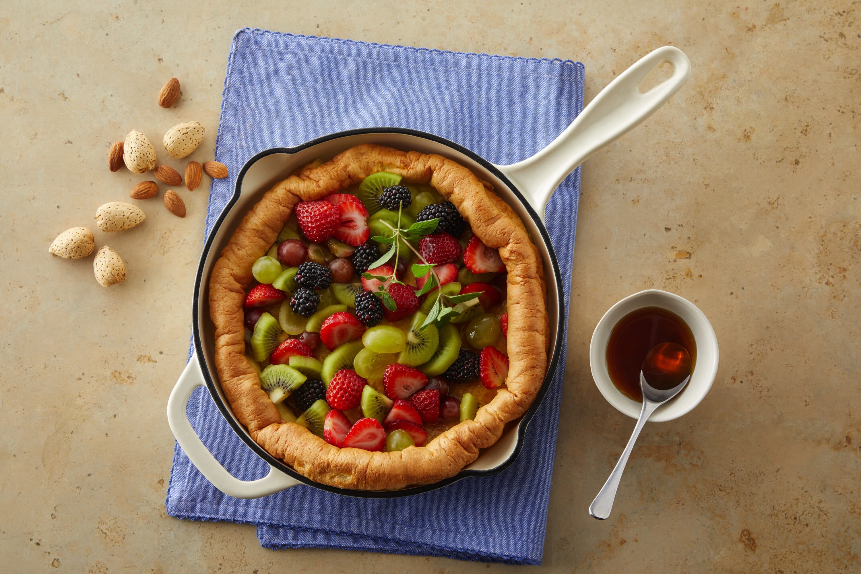 Pannekoeken with Mixed Fruit Recipe | Blue Diamond
