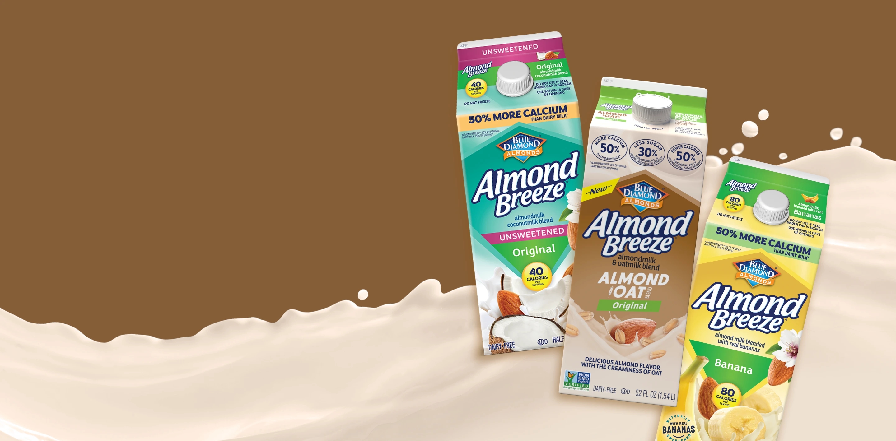 Almond Breeze almondmilk blends