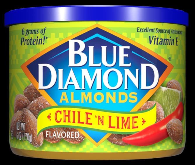 Chile 'n Lime Flavored Almonds - 6 oz can
