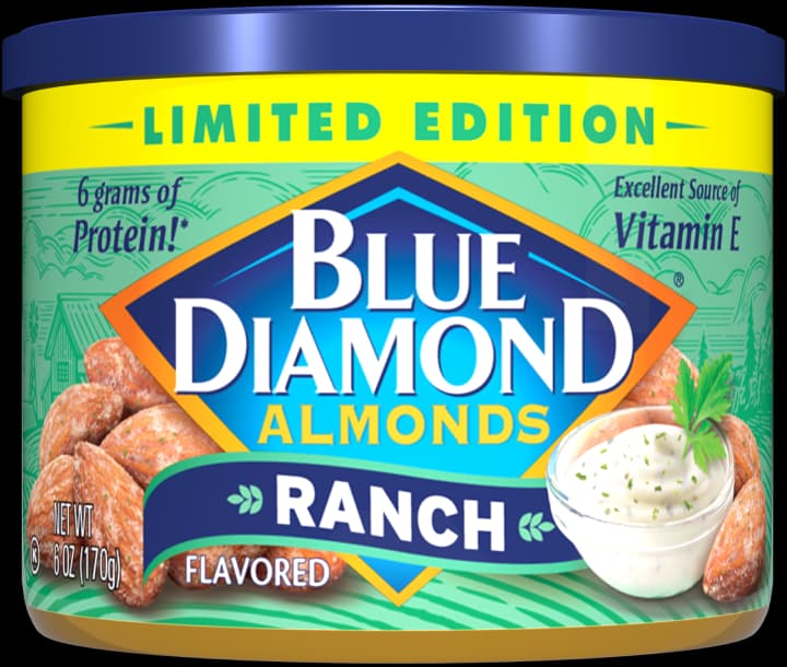 Ranch Snack Almonds 6oz can