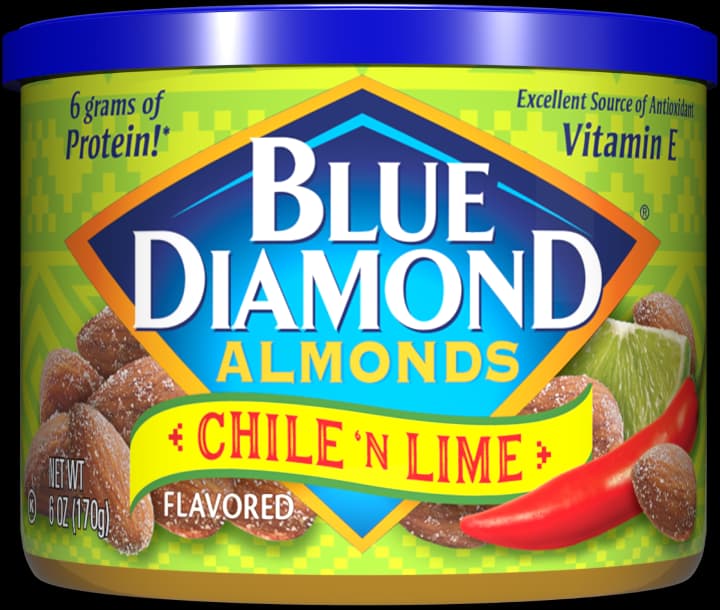 Chile 'n Lime Snack Almonds 6oz can