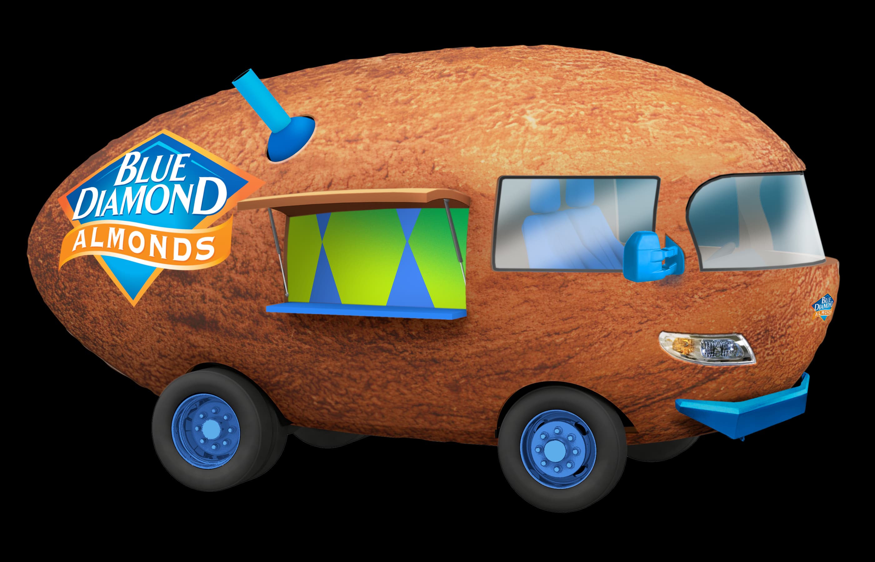 Blue diamond almond mobile