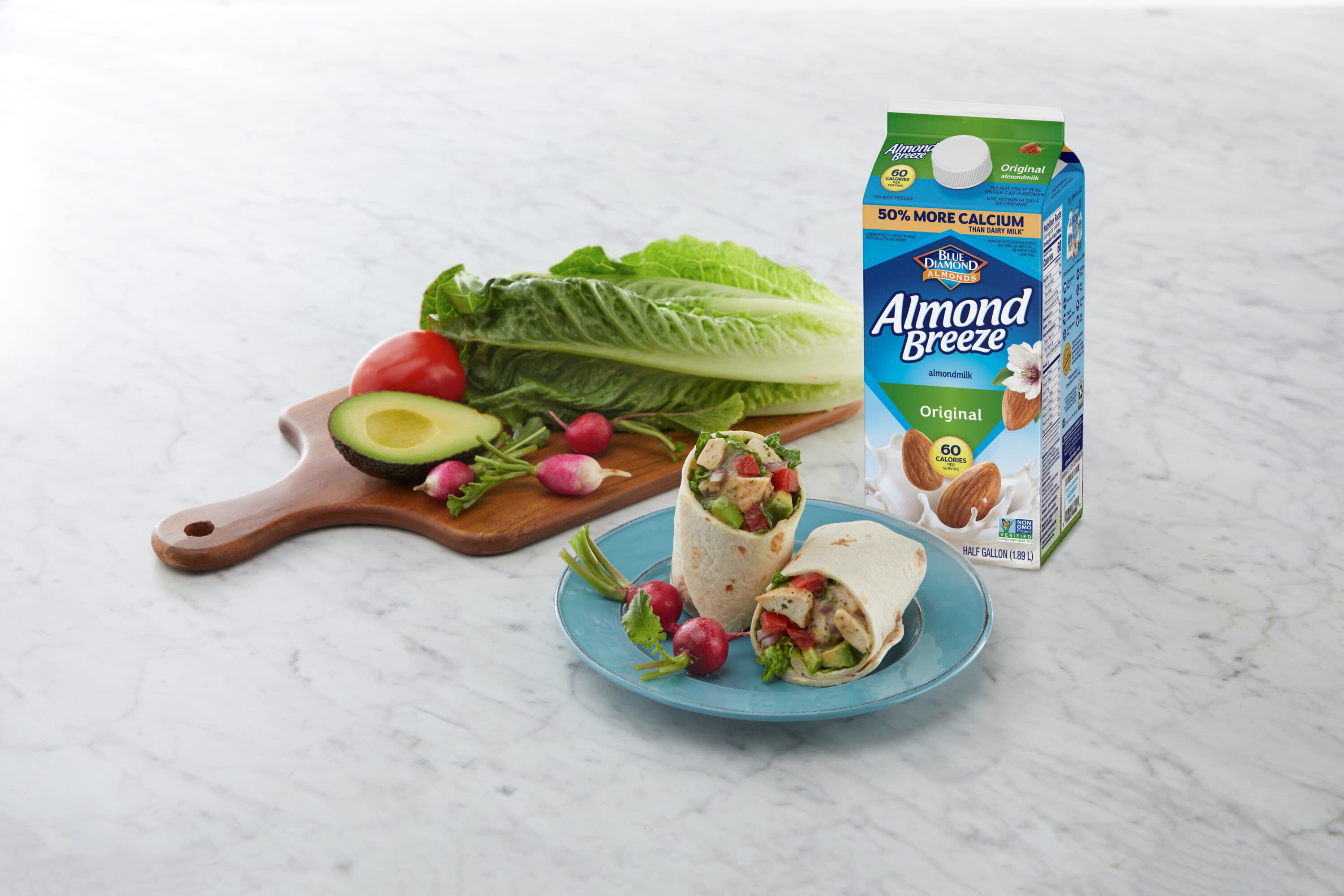 Ranch Chicken Wraps Recipe | Blue Diamond