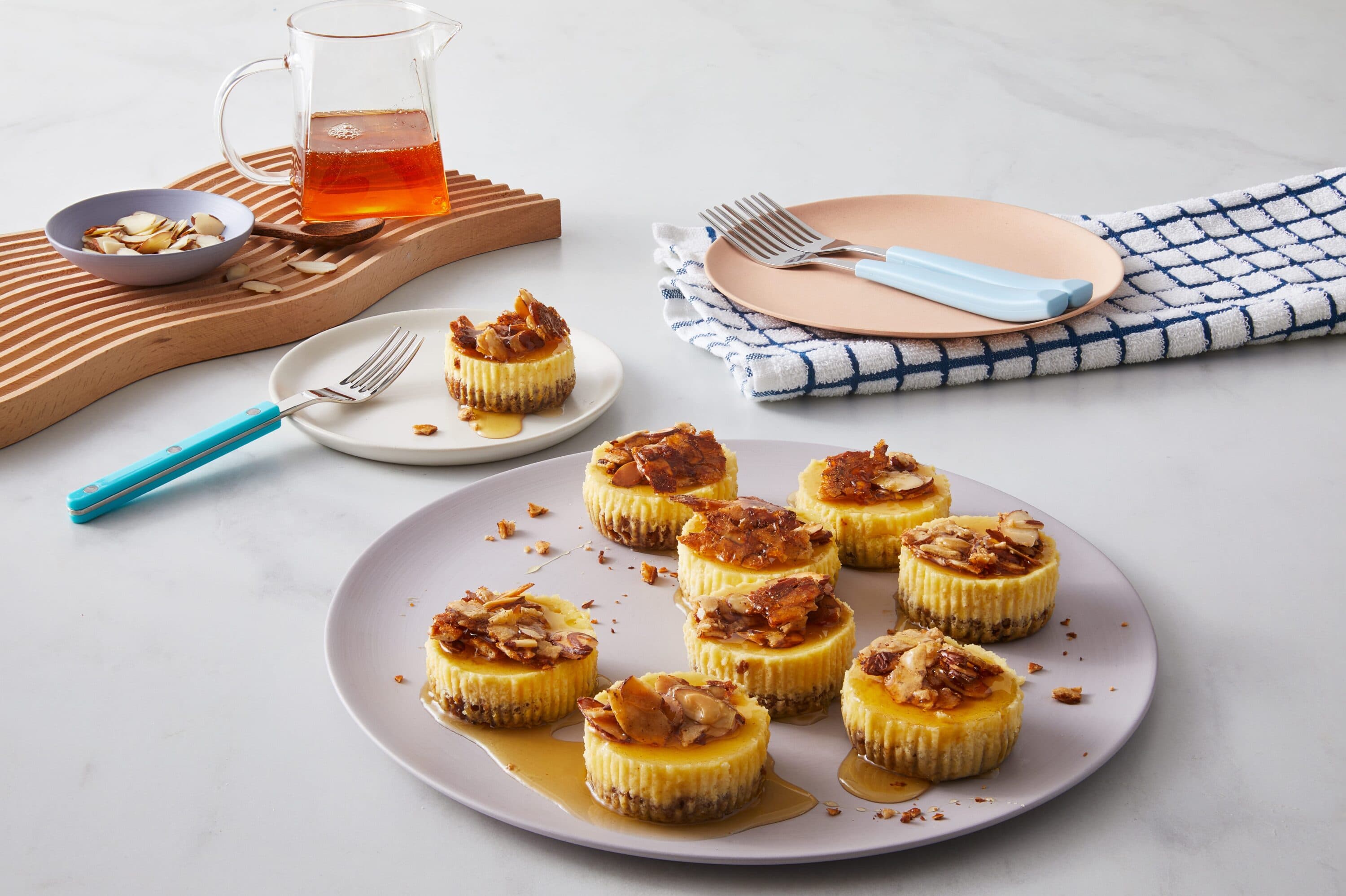 Mini Goat Cheese Cheesecakes | Blue Diamond