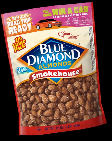 Blue Diamond Smokehouse Almonds bag