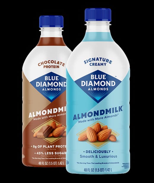 Signature almondmilk products