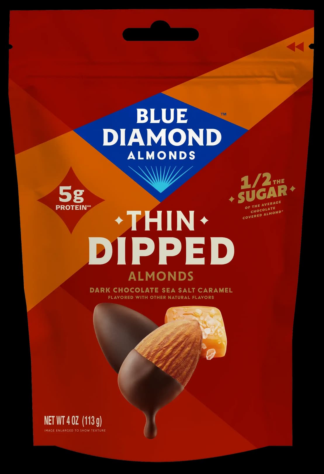Thin Dipped Dark Chocolate Sea Salt Caramel Almonds