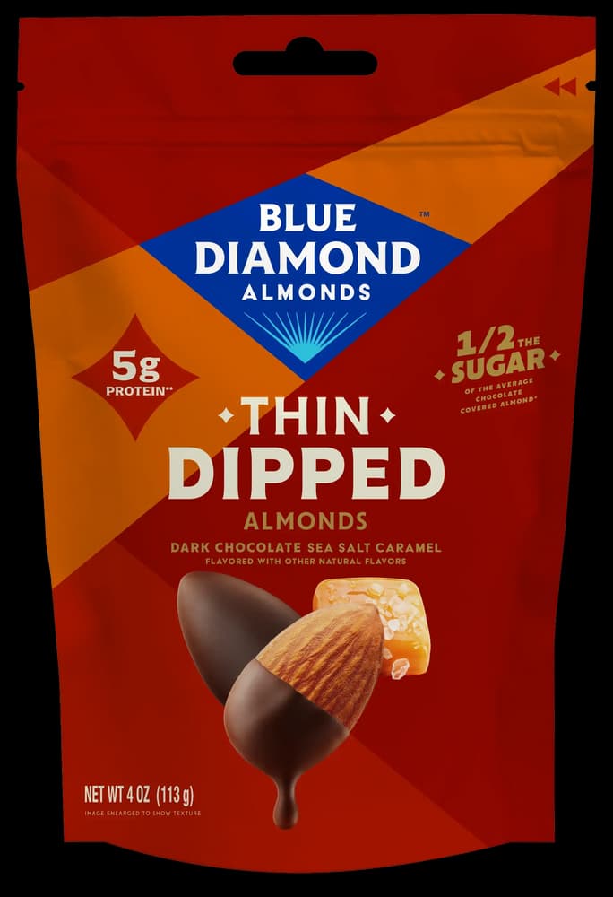 Thin Dipped Dark Chocolate Sea Salt Caramel Almonds