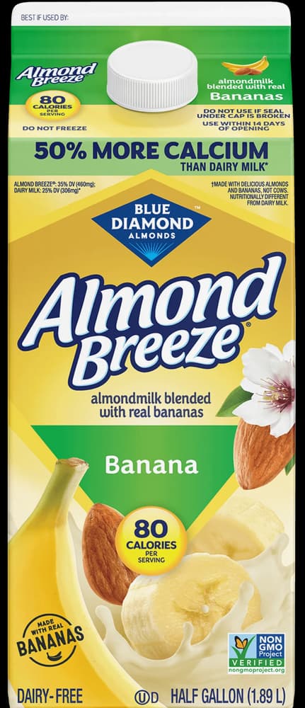 Almond Breeze Banana Almondmilk (Blended with Real Bananas)
