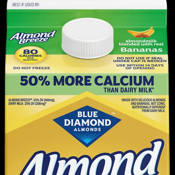 Almondmilk Blended with Real Bananas | Almond Breeze® | Blue