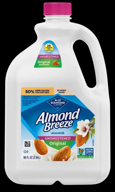 Almondbreeze unsweet original jug