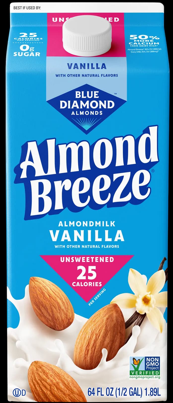 Almond Breeze Refrigerated Unsweetened Vanilla Almondmilk