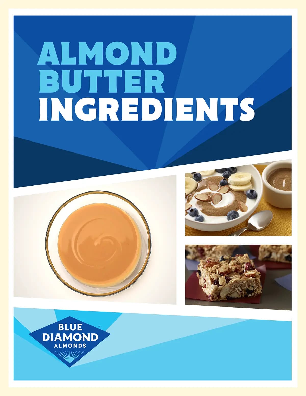 Almond Butter Ingredients Brochure Image