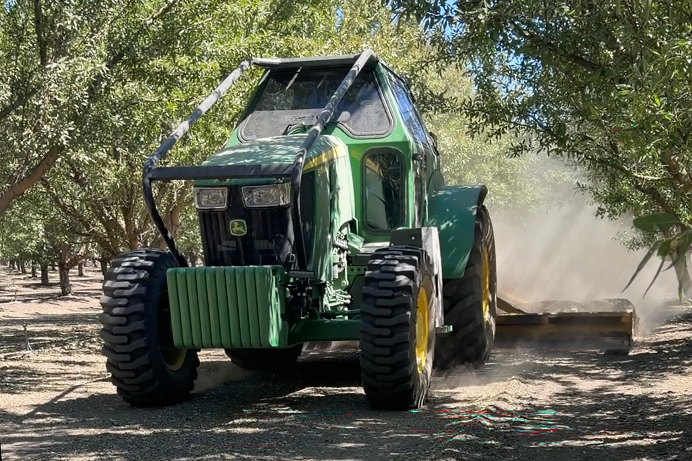 Smoothing the Orchard Floor in Central Stanislaus County